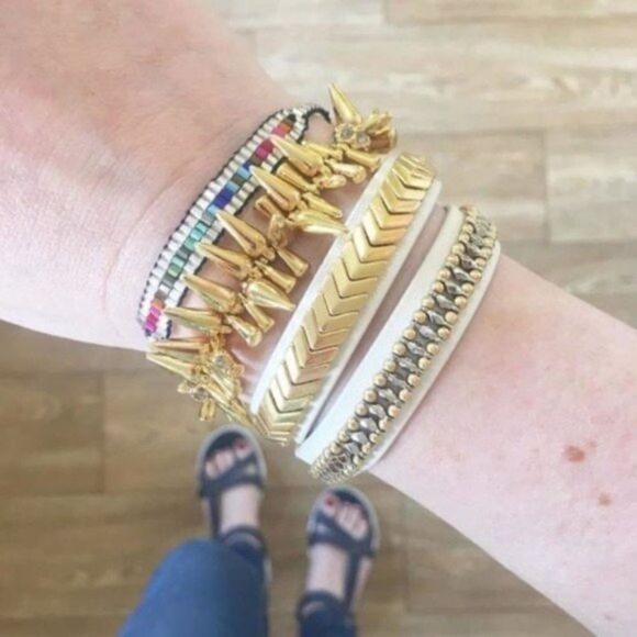 🎃 Stella & Dot Unity Wishing Bracelet – Multi-Color, Adjustable - Picture 6 of 6